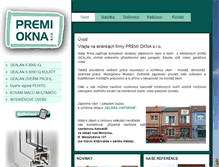 Tablet Screenshot of premiokna.cz
